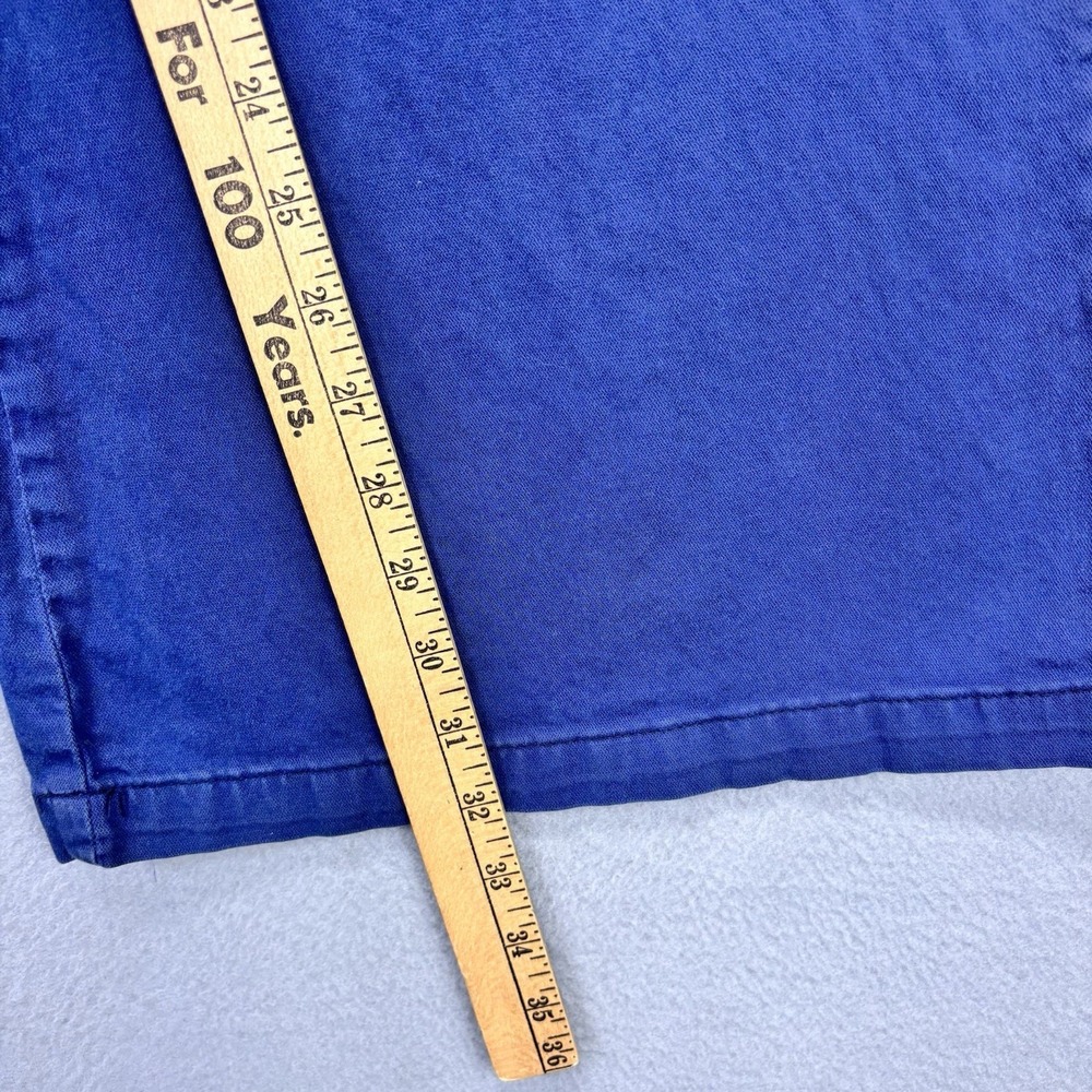 Pilcro Pants Womens Sz 30 Wide Leg Buckle Back Blue Hippie Boho Stretch Hipster - Picture 7 of 13